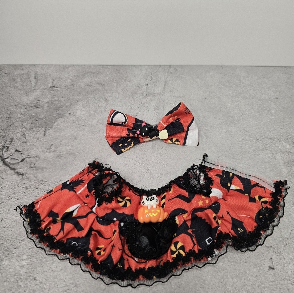 Halloween Labubu Costume with Hair Bow - Picture 3 of 3